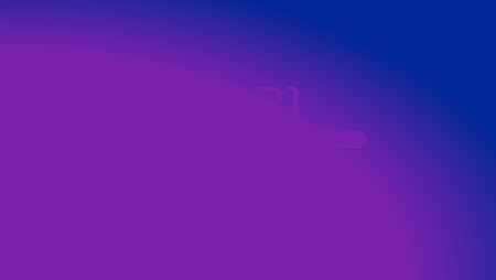 Fioletowo niebieska tapeta odliczanie do 2021 roku